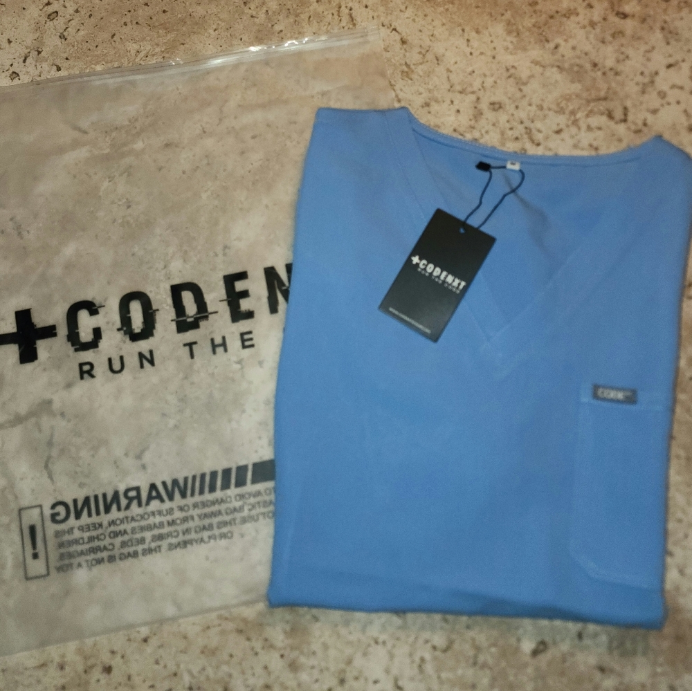 CODE NXT Sky Blue Cloud Collection Med Top / Large Joggers